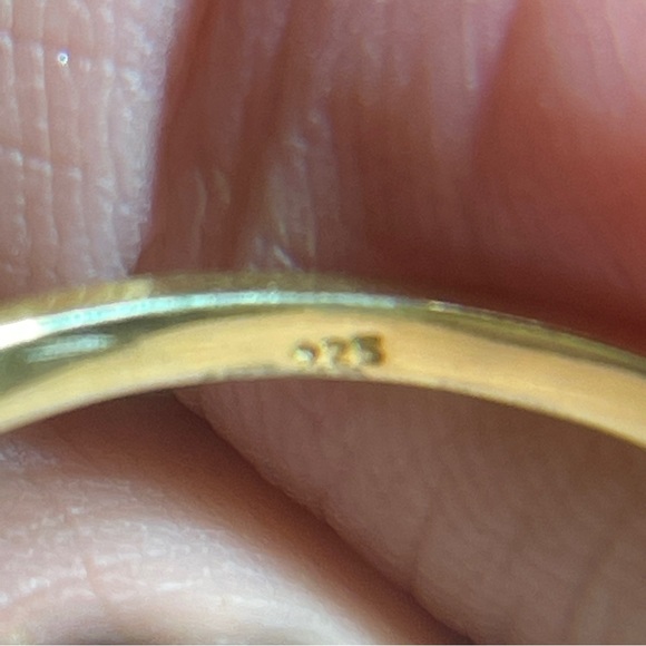 🎁A STUNNER of a Ring! Amethyst & Opal 925 Silver/GP! - Picture 16 of 16